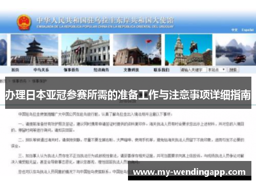 办理日本亚冠参赛所需的准备工作与注意事项详细指南
