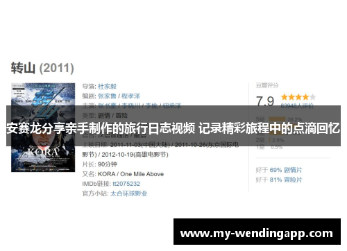 安赛龙分享亲手制作的旅行日志视频 记录精彩旅程中的点滴回忆 安赛龙分享亲手制作的旅行日志视频 记录精彩旅程中的点滴回忆